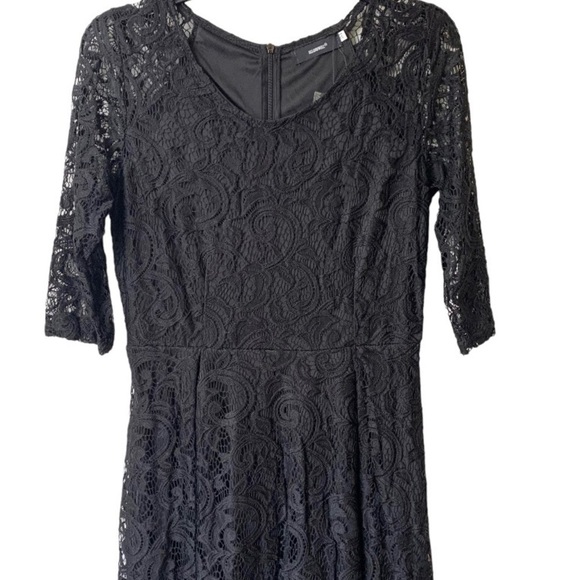 ALLANDWELL Black Lace Whimsigoth Dress Size Medium NEW - Picture 3 of 9